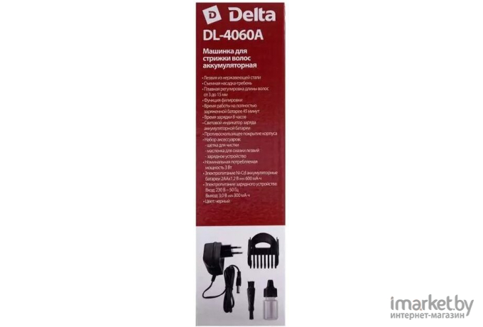 Машинка для стрижки волос Delta DL-4060A черный