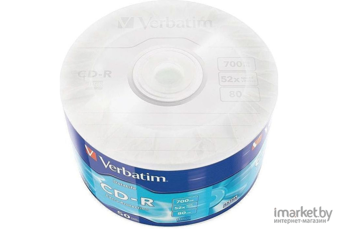 Оптический диск Verbatim CD-R 700Mb DL Extra Protection 52x 50шт [43787]