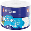 Оптический диск Verbatim CD-R 700Mb Printable 52x 50 шт [43794]