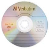 Оптический диск Verbatim DVD-R 4.7Gb 16x Matt Silver SlimCase [43547]