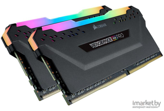 Оперативная память Corsair Vengeance RGB PRO 16GB DDR IV KiTof2 PC-25600 [CMW16GX4M2C3200C16]