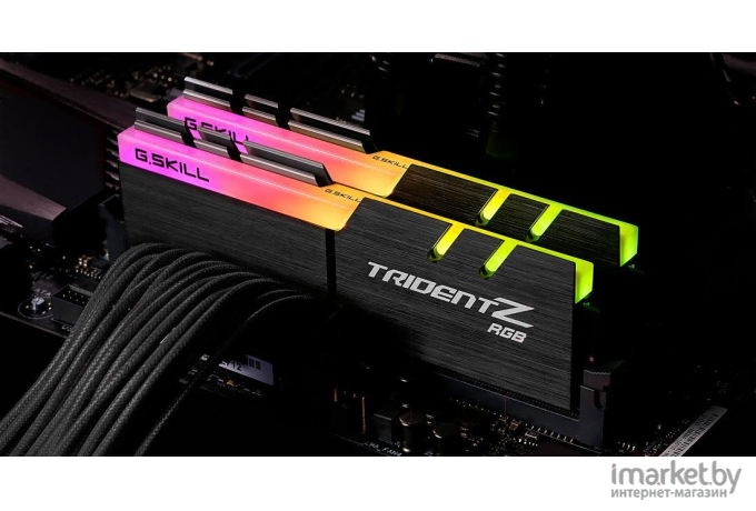 Оперативная память G.Skill Trident Z RGB 16GB DDR IV KiTof2 PC-25600 [F4-3200C16D-16GTZR]
