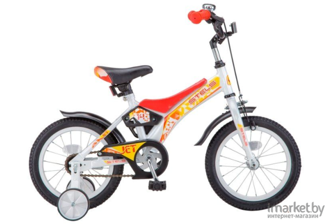 Велосипед детский Stels Jet 14 Z010 рама 8.5 дюймов белый/красный [LU087402,LU072119]