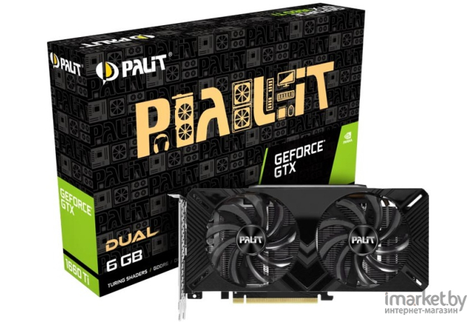 Видеокарта Palit GeForce GTX 1660TI DUAL 6Gb [NE6166T018J9-1160A]