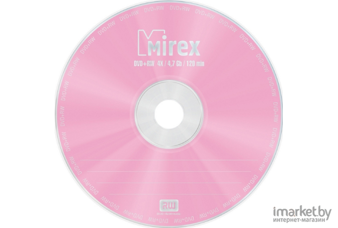 Оптический диск Mirex DVD+RW 4.7Gb 4x slim [UL130022A4S]