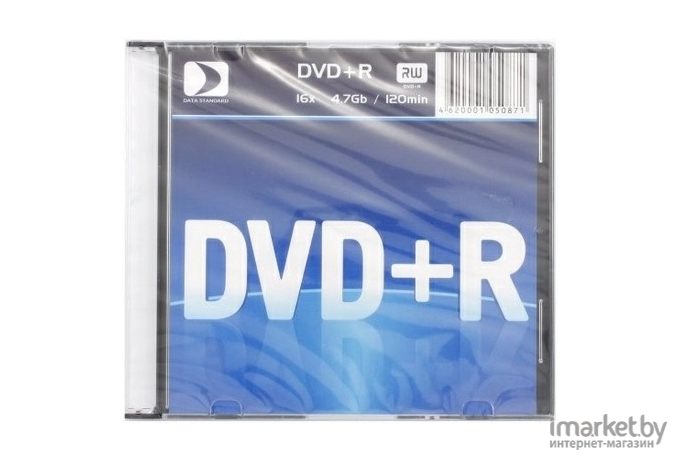 Оптический диск Mirex EOL DVD+R 4.7Gb 16x Data Standard slim [13420-DSDRP04S]