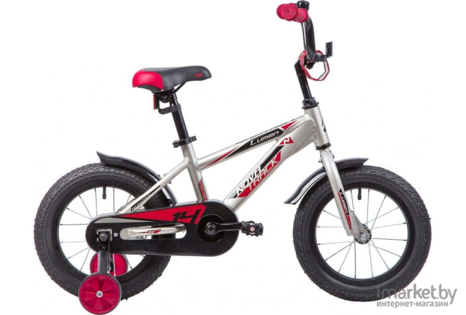 Велосипед детский Novatrack Lumen 14 2019 серый [145ALUMEN.BN9]