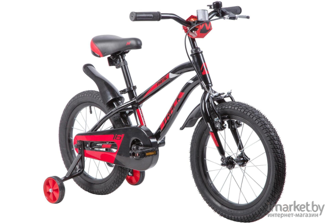 Велосипед детский Novatrack Prime 16 черный [167APRIME.BK9]