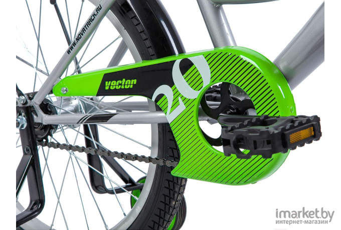 Велосипед детский Novatrack Vector 20 серебристый [203VECTOR.SL9]