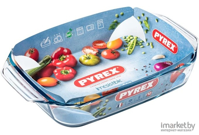 Форма для выпечки Pyrex Блюдо Irresistible 408B000/7046 35х23см