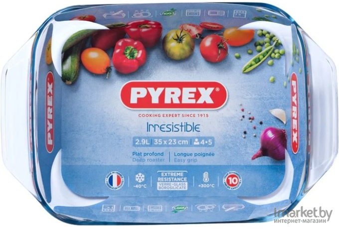 Форма для выпечки Pyrex Блюдо Irresistible 408B000/7046 35х23см