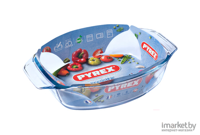 Форма для выпечки Pyrex Блюдо овальное Irresistible 410B000/7044 30х21см