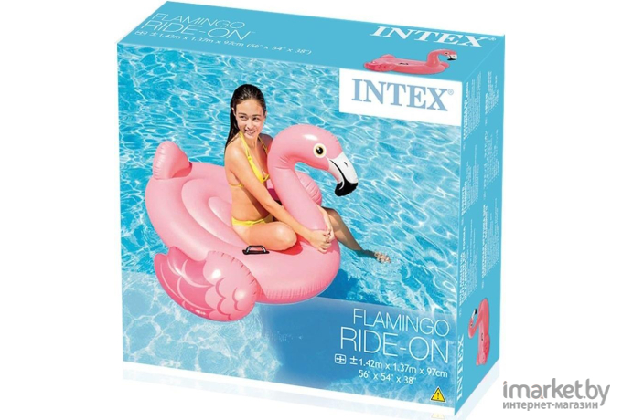 Активная игра Intex Игрушка Flamingo 142х137х97 57558