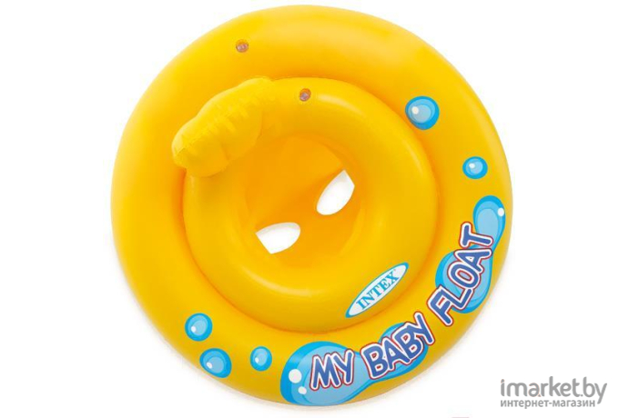 Надувной круг с сидением и со спинкой Intex 67см My Baby Float 59574