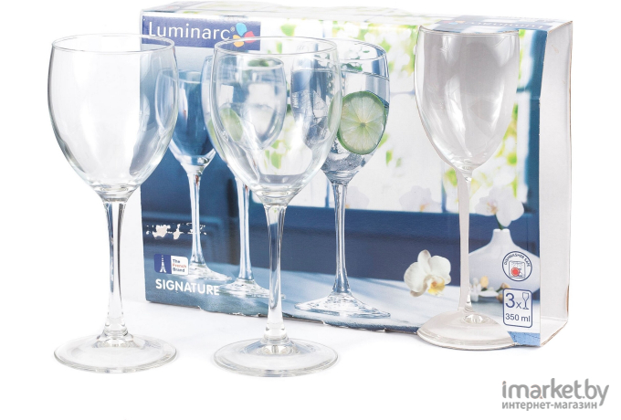 Набор бокалов для вина Luminarc Сигнатюр (Эталон) 3шт 350мл [J9753]