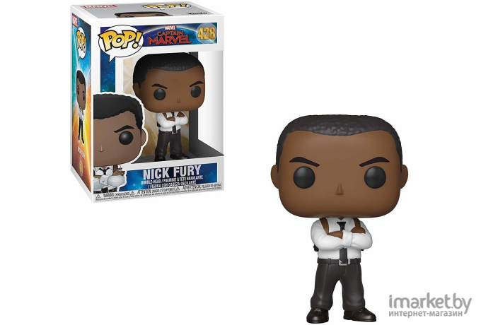 Игрушка Funko POP! Bobble: Marvel Captain Marvel Nick Fury 36351 [Fun1806]