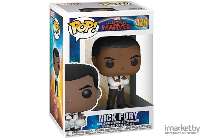 Игрушка Funko POP! Bobble: Marvel Captain Marvel Nick Fury 36351 [Fun1806]