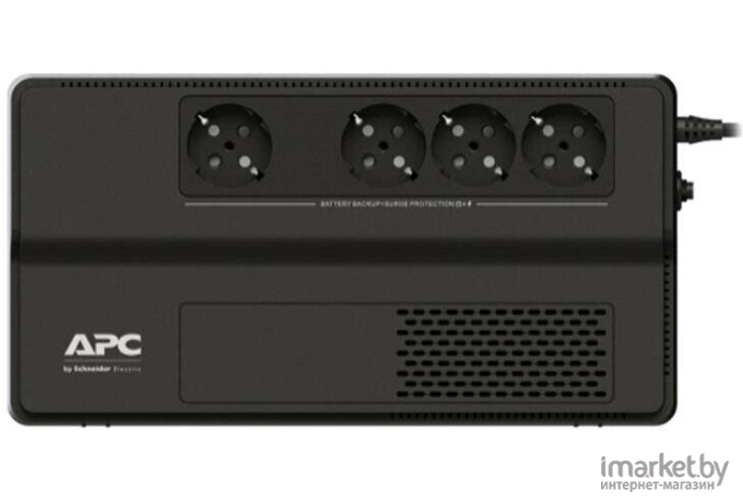 Источник бесперебойного питания APC Back-UPS BV 1000VA, AVR, Schuko Outlet, 230V [BV1000I-GR]