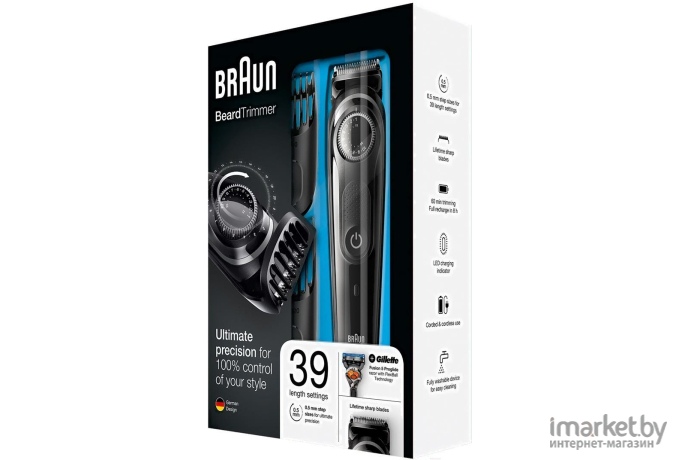 Машинка для стрижки волос Braun BT3042 +GIL FUS 5 PrGl 5517