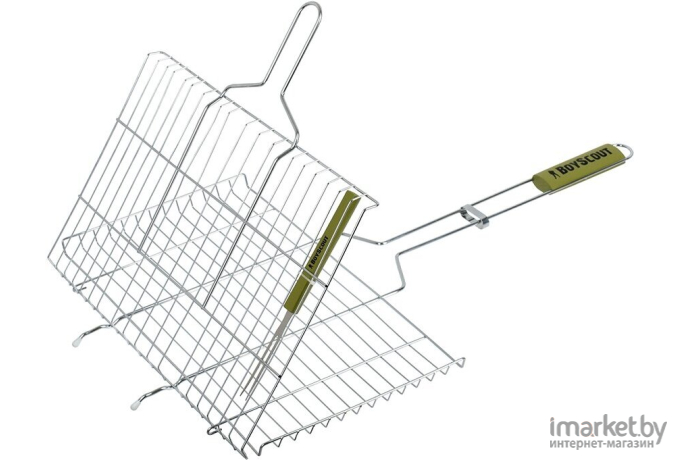 Решетка-гриль BoyScout Решетка-гриль 70(+5)x45x27x2cм + веер [61301]
