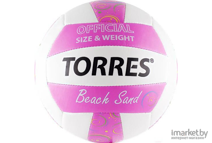 Волейбольный мяч Torres Beach Sand Pink  размер 5 [V30085B]