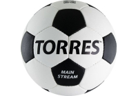 Футбольный мяч Torres Main Stream размер 5 белый/черный [F30185]
