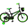 Велосипед детский Favorit Biker 18 2019 черный/зеленый [BIK-18GN]