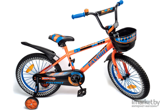 Велосипед детский Favorit Sport 18 2019 оранжевый [SPT-18OR]