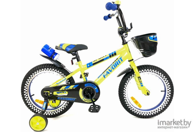 Велосипед детский Favorit Sport 16 2019 лайм [SPT-16GN]