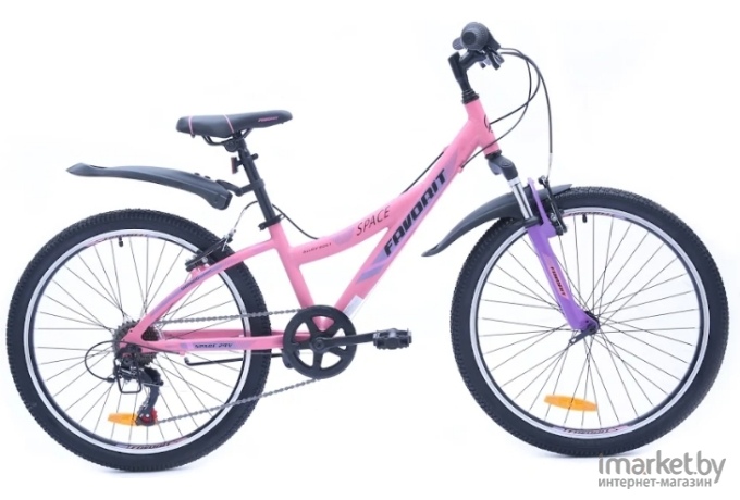 Велосипед Favorit Space 24 V 2019 розовый [SPC24V.11PN]
