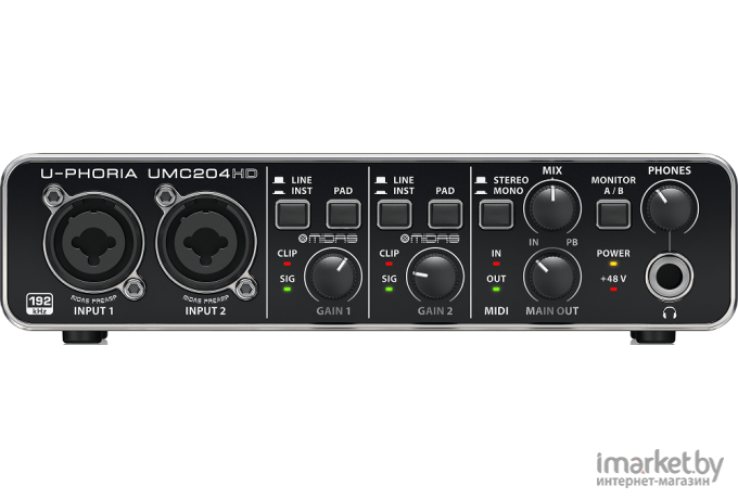 Аудиоинтерфейс Behringer UMC204HD