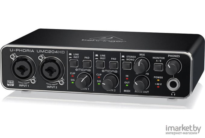 Аудиоинтерфейс Behringer UMC204HD