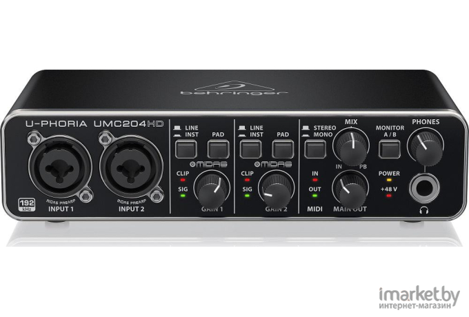 Аудиоинтерфейс Behringer UMC204HD