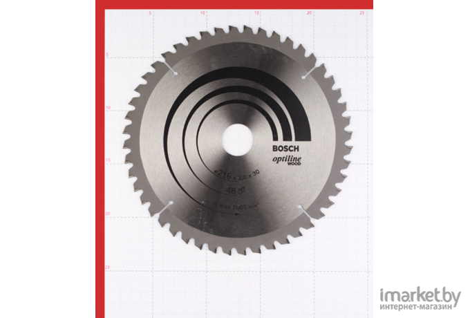 Диск пильный по дереву Bosch 216х30 мм 48 зуб. [2.608.640.432]