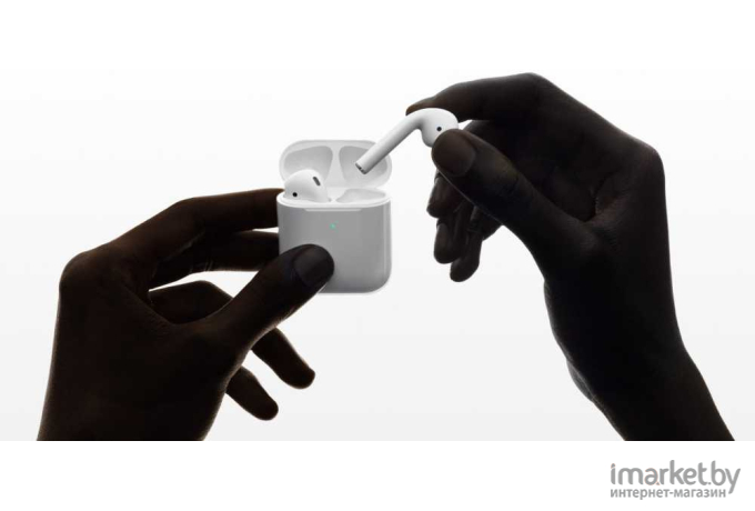 Наушники Apple AirPods 2 в футляре [MRXJ2]