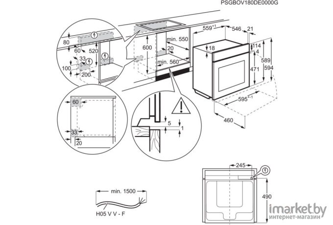 Духовой шкаф Electrolux OED5C50Z