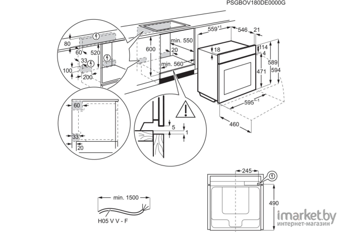 Духовой шкаф Electrolux OEE5C61Z