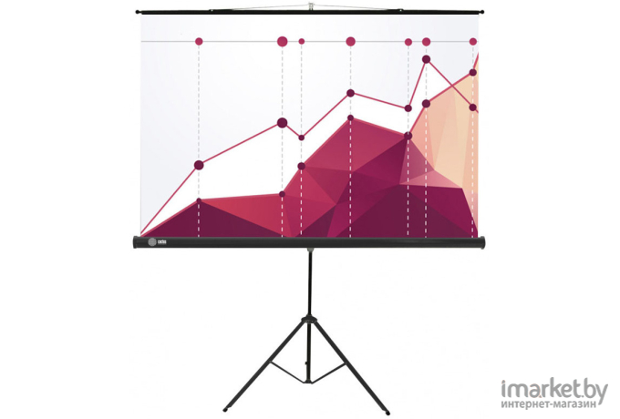 Проекционный экран CACTUS CS-PST-180x180 напольный