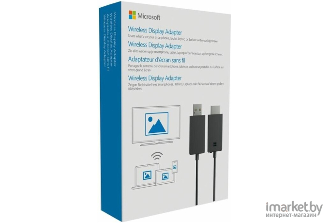 Адаптер Microsoft V2 USB-HDMI черный [P3Q-00022]