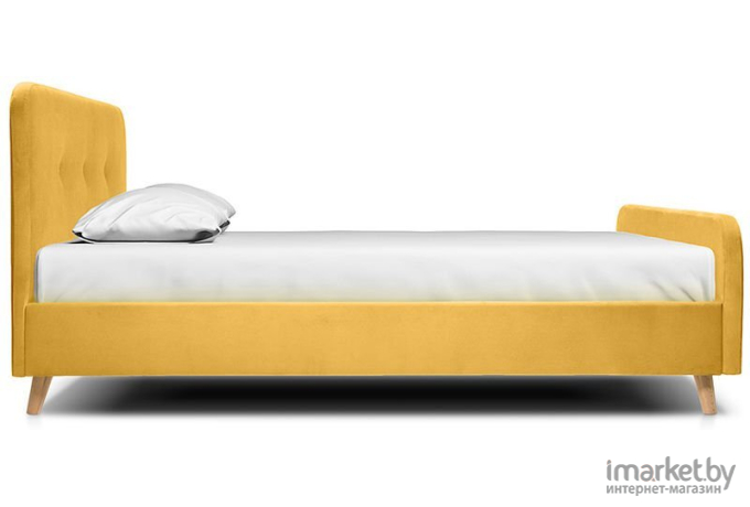 Кровать Woodcraft Плиди 180 Velvet Yellow