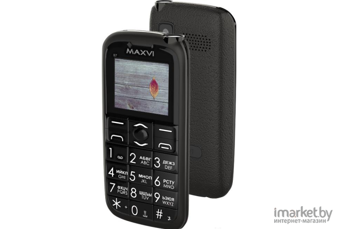 Мобильный телефон Maxvi B7 Black