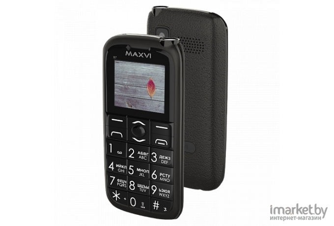 Мобильный телефон Maxvi B7 Black