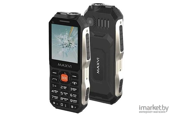 Мобильный телефон Maxvi T1 Black