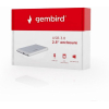 Бокс для жесткого диска Gembird EE2-U3S-5-S  USB 3.0, SATA серебристый