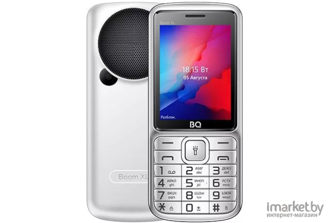 Мобильный телефон BQ-Mobile BQ-2810 Boom XL (серебристый)