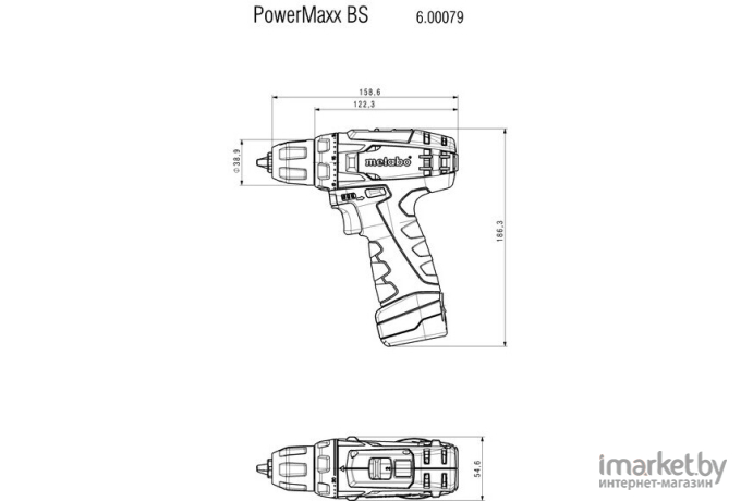 Дрель-шуруповерт Metabo PowerMaxx BS [600079550]