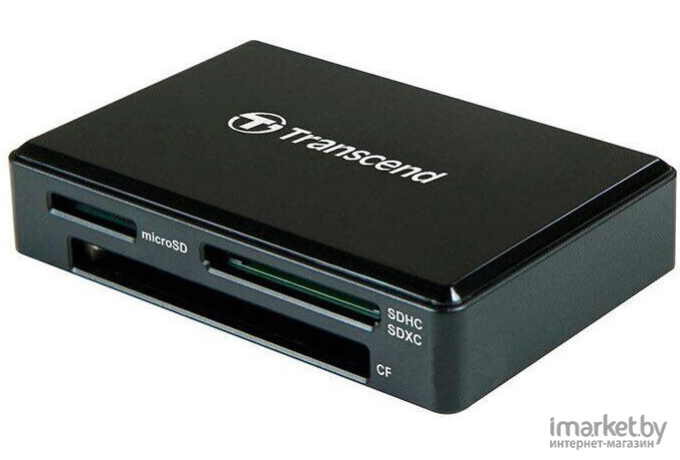 Карт-ридер Transcend All-in-1 Multi Memory Card Reader, USB 3.0/3.1 Gen 1, Black Black [TS-RDF8K2]