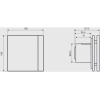 Вентилятор вытяжной Soler&Palau SILENT-100 CZ MARBLE DESIGN – 4C, 5210612000 White