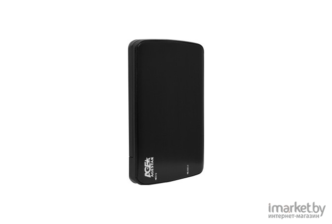 Бокс для жесткого диска AgeStar Внешний 2.5" HDD [3UB2A12-(6G)]; SATA-> USB 3.0; Black