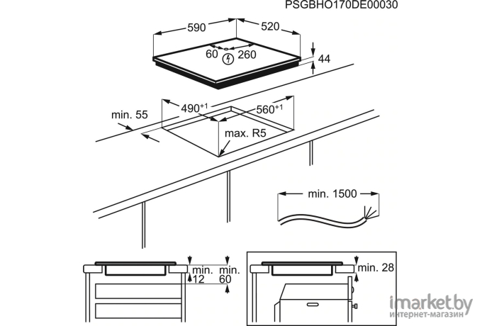 Варочная панель Electrolux IPE6443SF